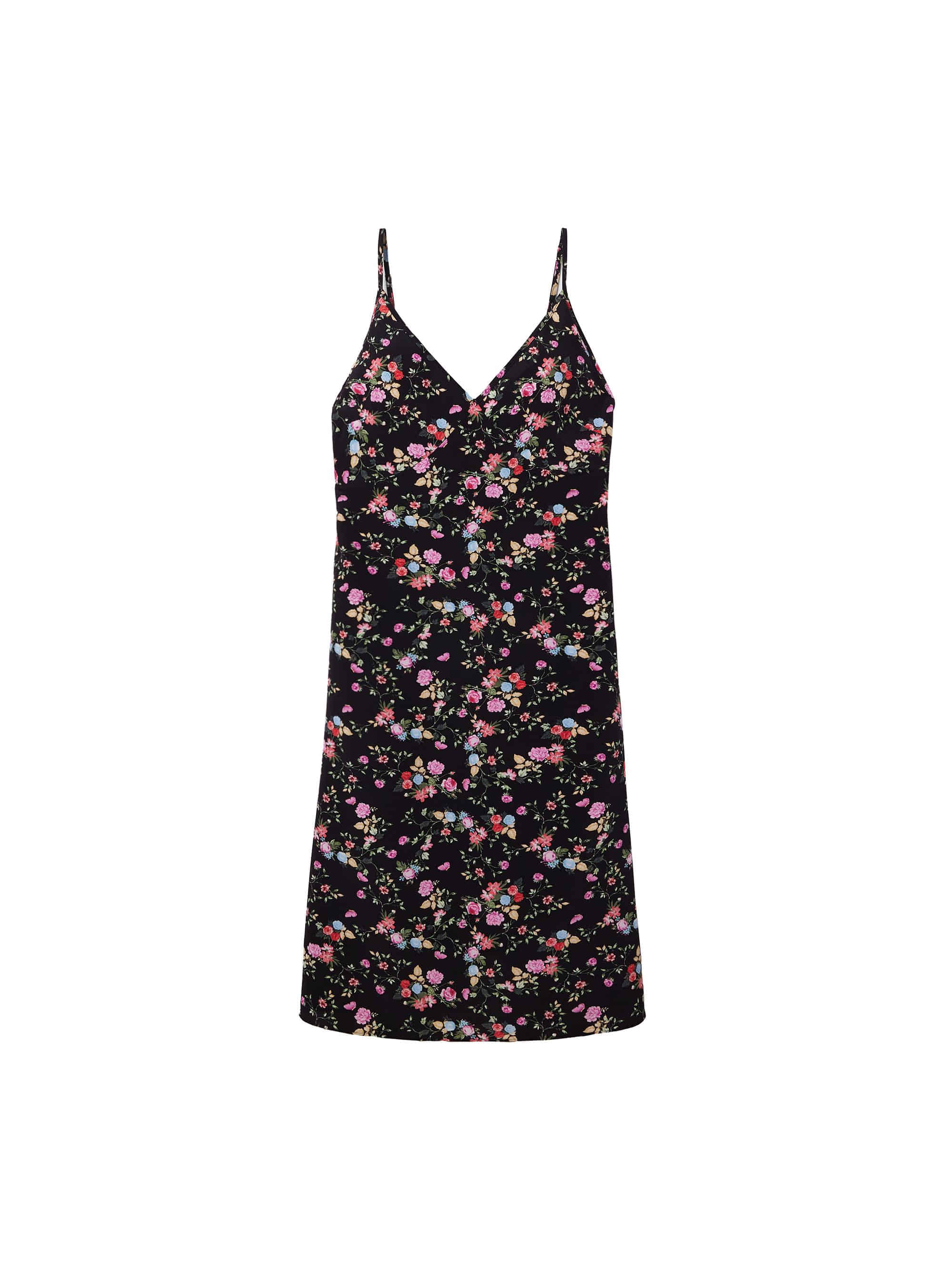 Floral Pattern Slip Dress / 플로럴 패턴 슬립 드레스