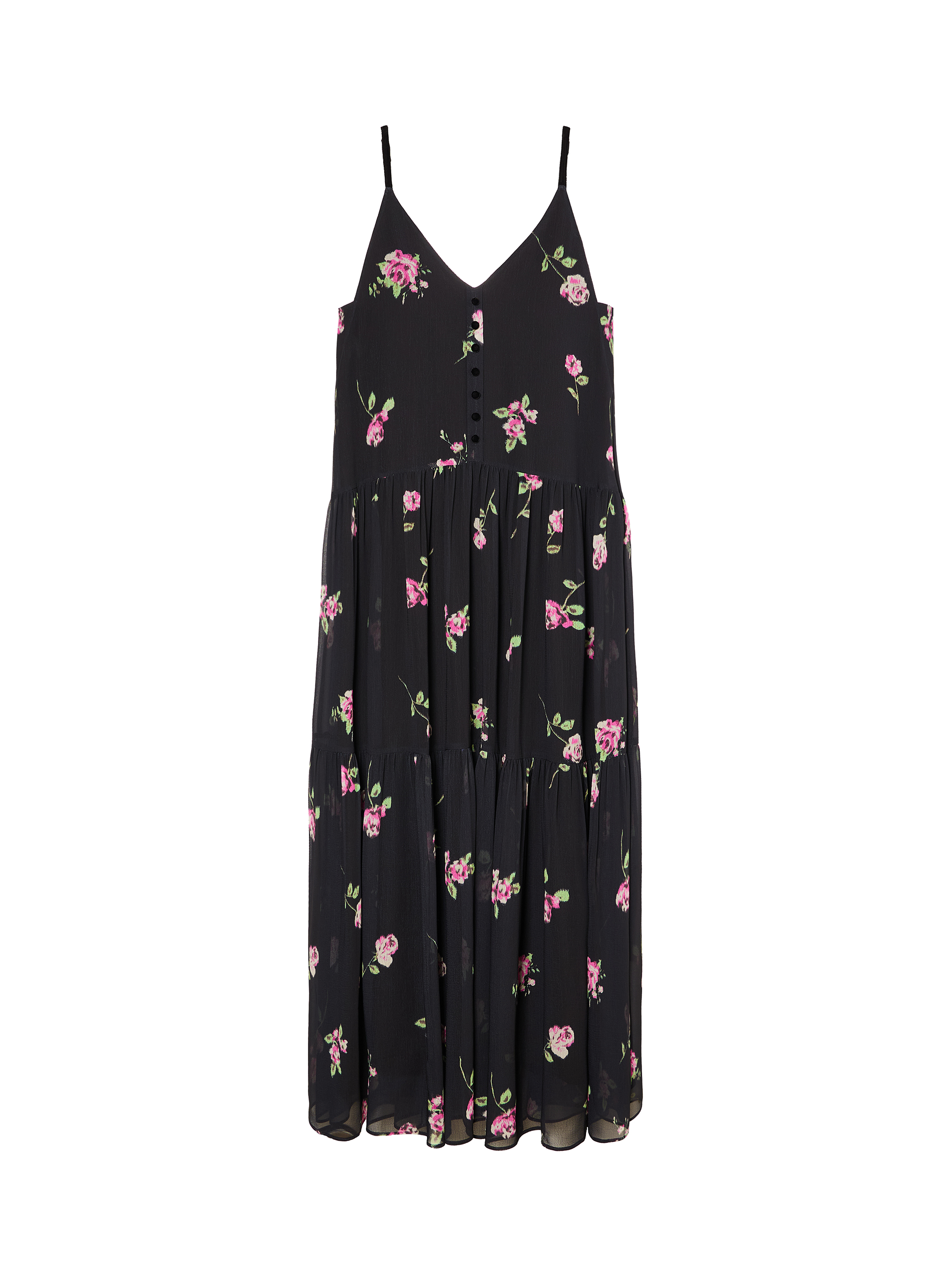 Floral Pattern Maxi Dress / 플로럴 패턴 맥시 드레스